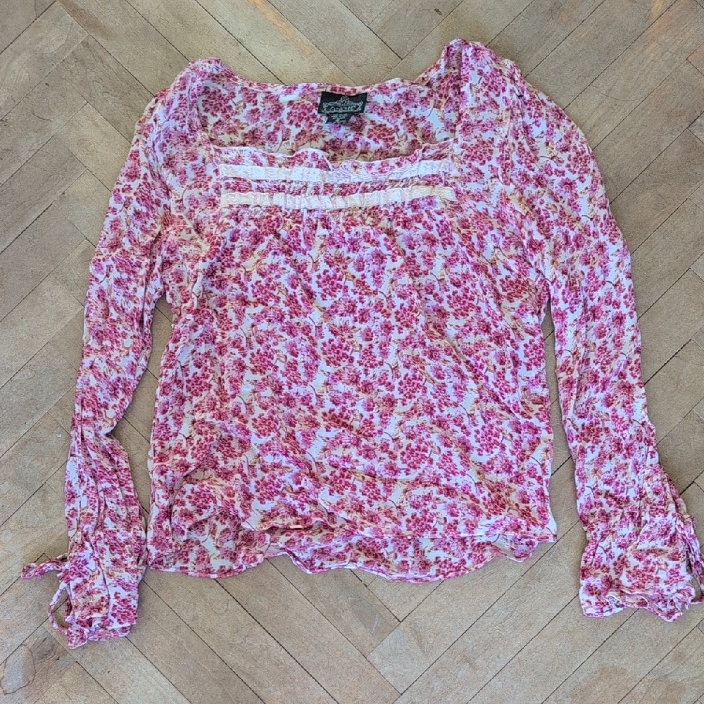 Floral Pink Women's Top